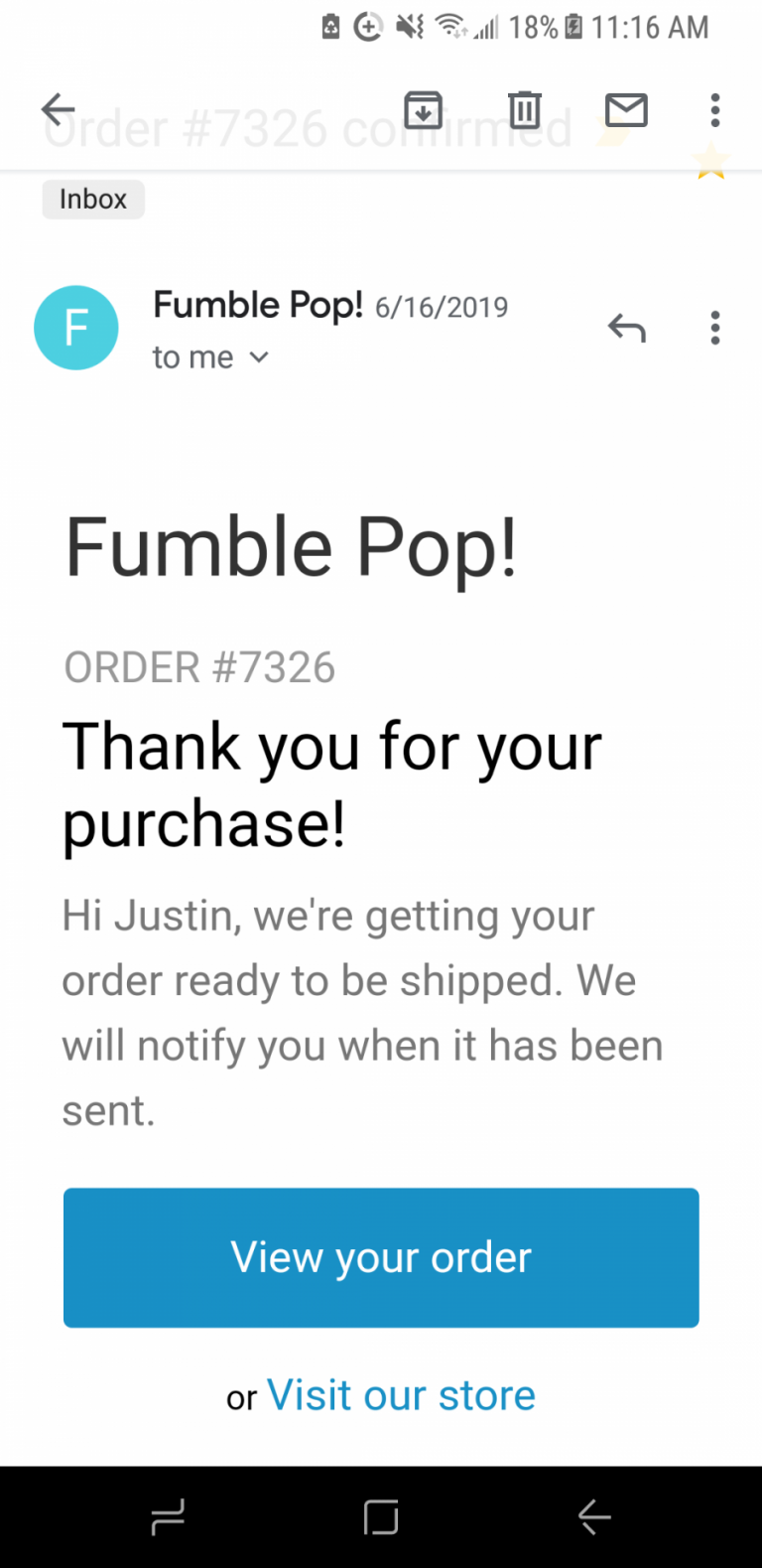 Fumble Pop