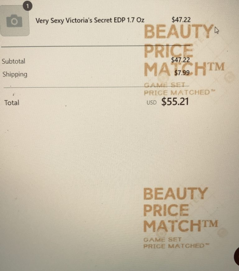 Beauty Price Match