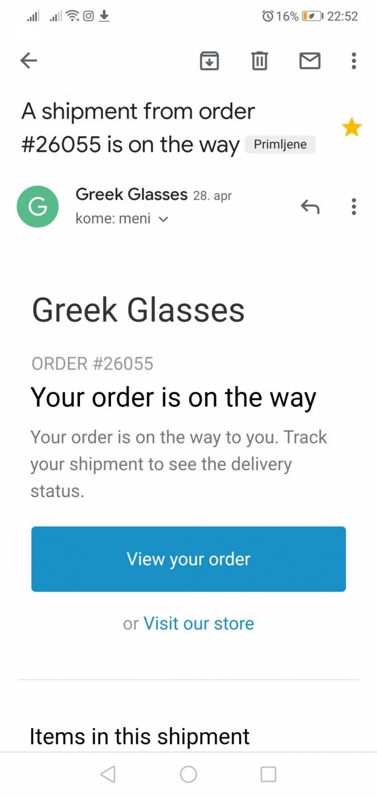Greeks Glasses